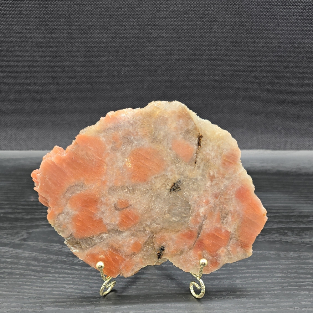 Natural Stone Decorative Accent in Pink and Cream
